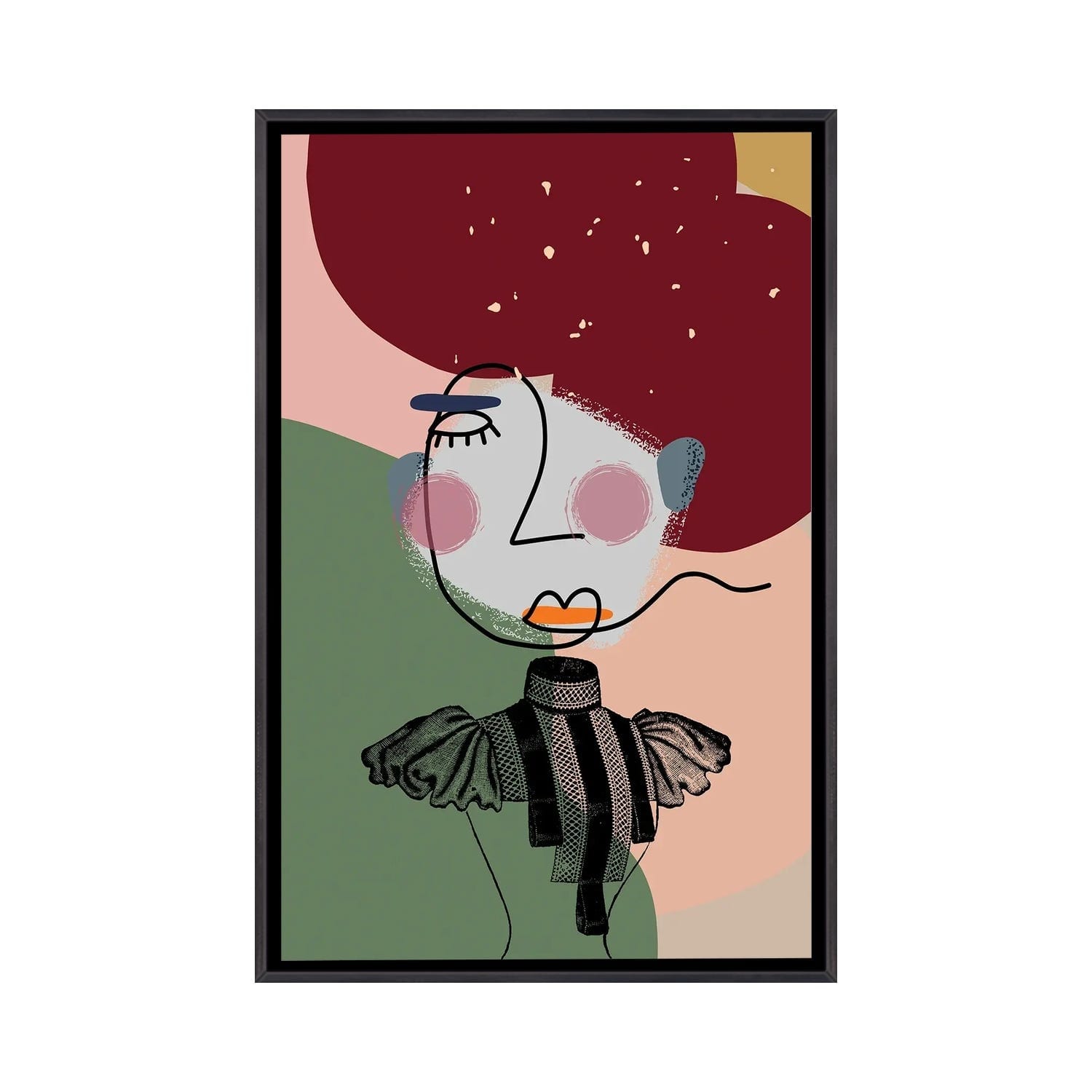 iCanvas "The Duchess Abstract And Modern Vintage Line Art" by Design